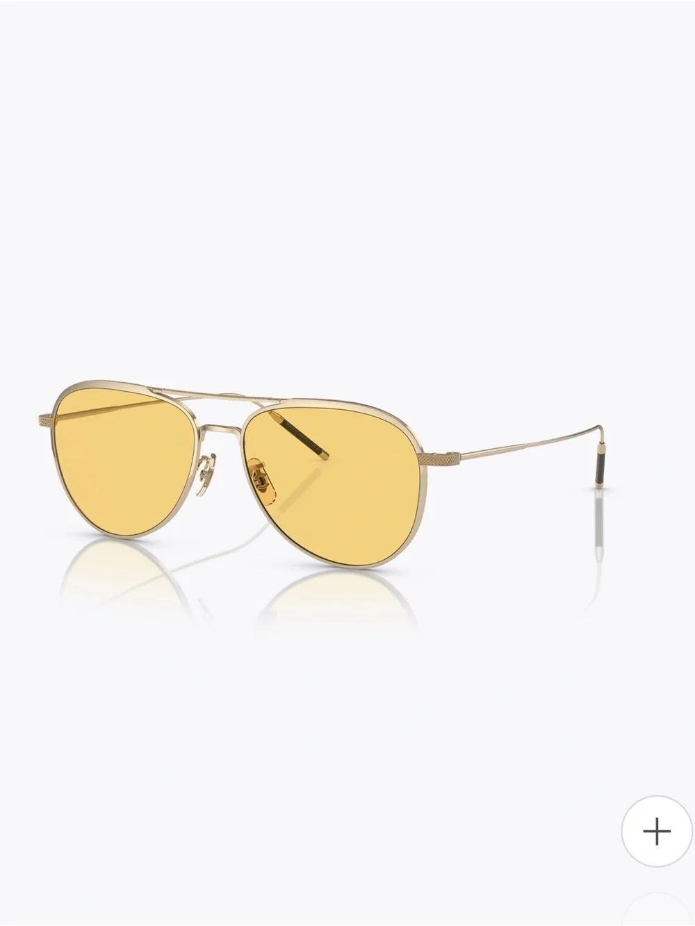 Extremely Rare Oliver Peoples Takumi TK-3 Sunglasses in Brushed Gold Sz 53
